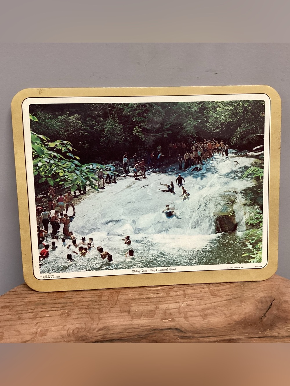 🟡 Vintage - 1977 “Hot Plaque” Sliding Rock - Pisgah National Forest - Asheville
